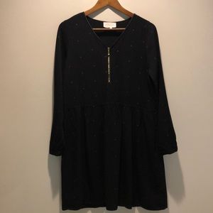 Black dress with gold dots - Sud Express